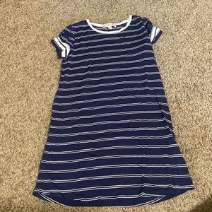 Stripped T-Shirt Dress